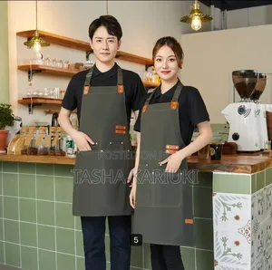 Premium Apron With Adjustable Leather Strap
