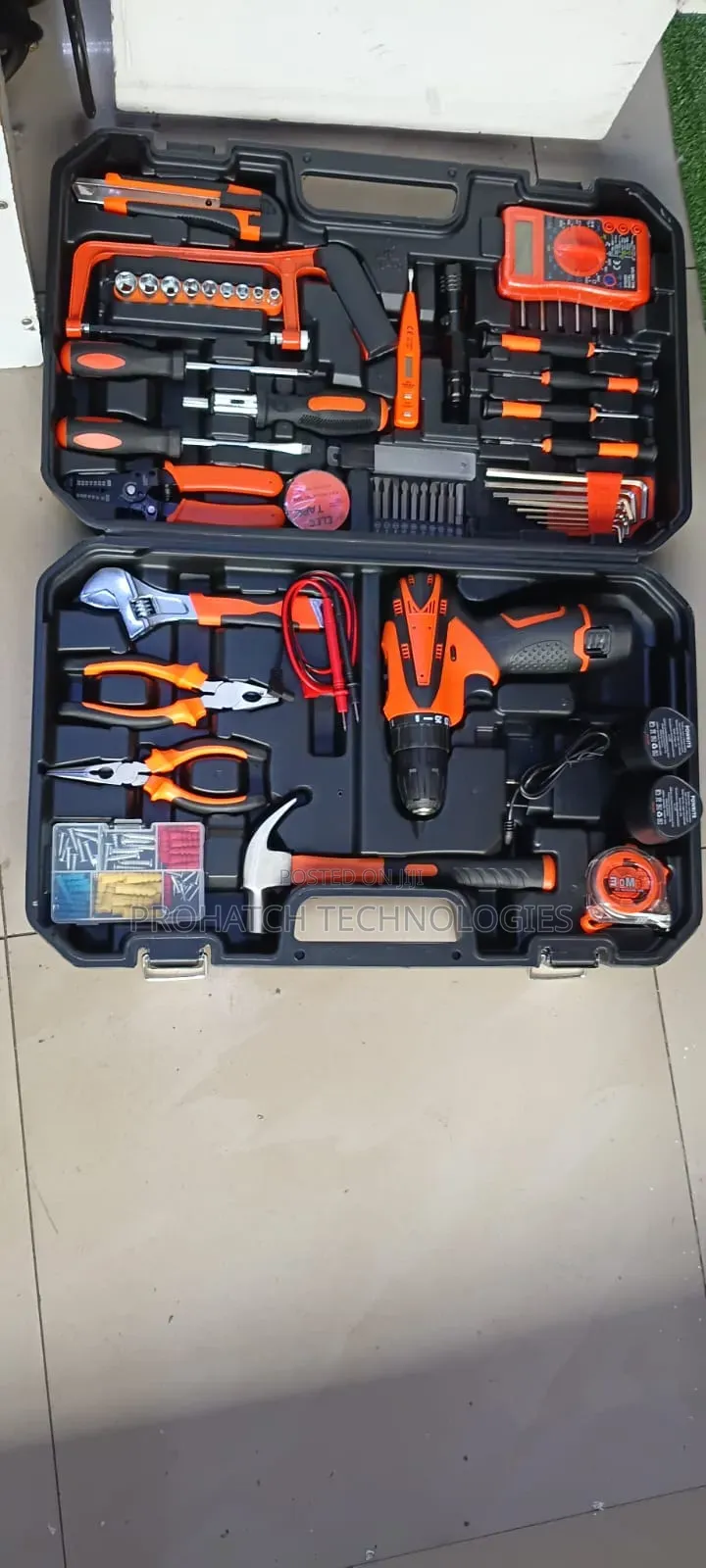 Cordless Drill Set With Multimeter