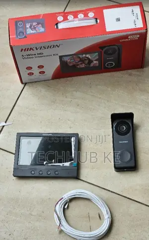 HD Video Door Phone Kit Hikvision 4-Wire Security Intercom