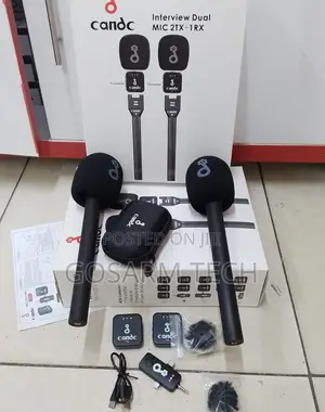 High-Quality CandC Wireless Interview Microphone Set