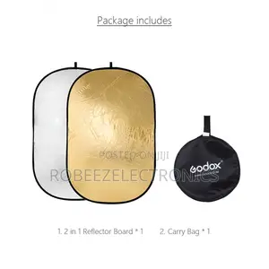 Godox 120cmx180cm(47”x71”) 2in1 Light Reflector (Gold Silver)