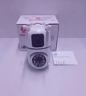 Wall Mountable Smart CCTV V380 Dual Lens WiFi Bulb PTZ Camera