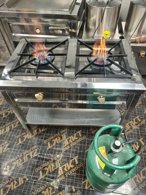 Commercial 2-Burner Gas Stove