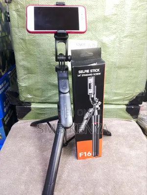 F16 Tripod 3 in 1 Bluetooth Remote Control and Selfie Stick