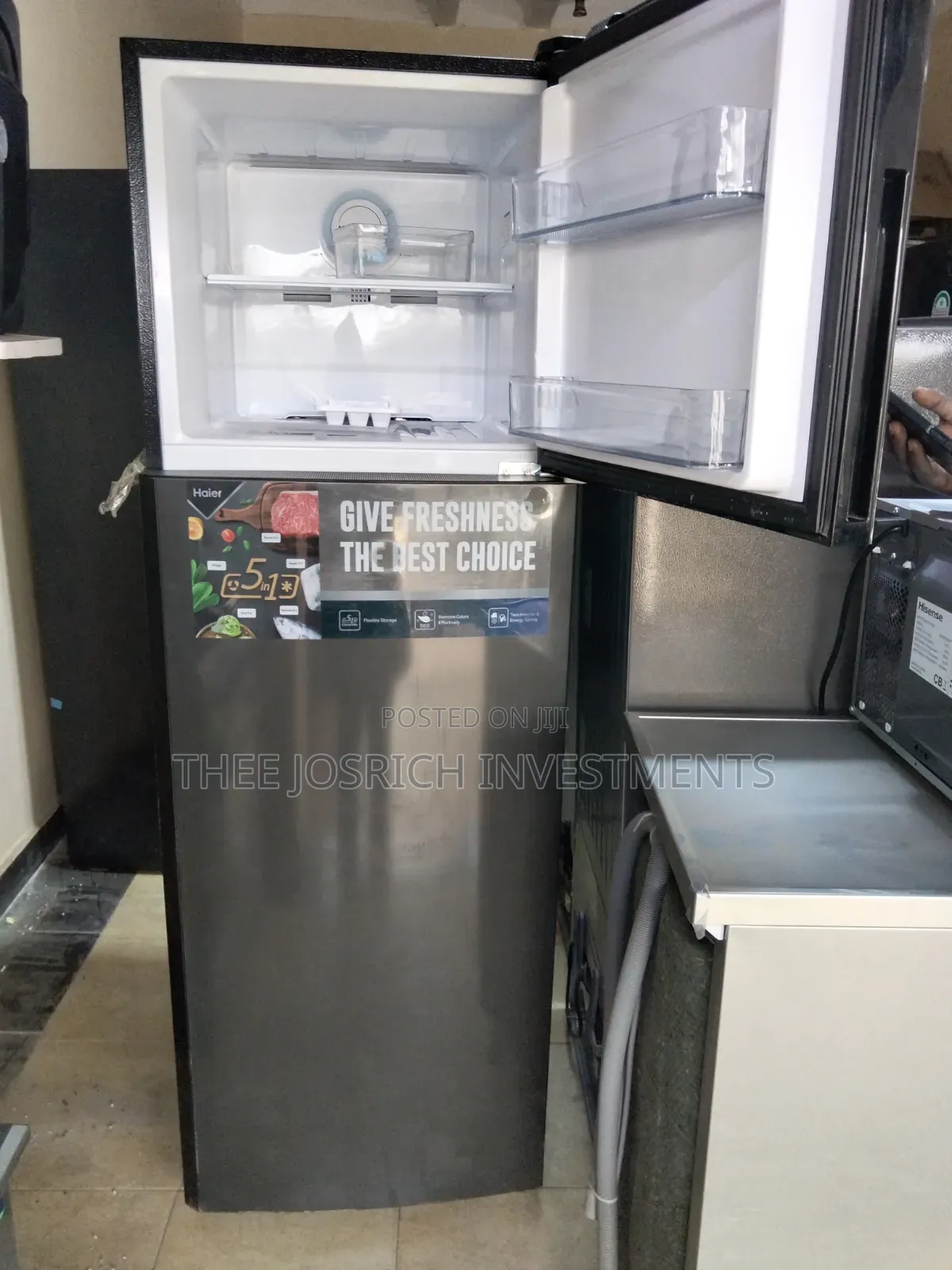 Haier 326 Litres Double Door Refrigerator
