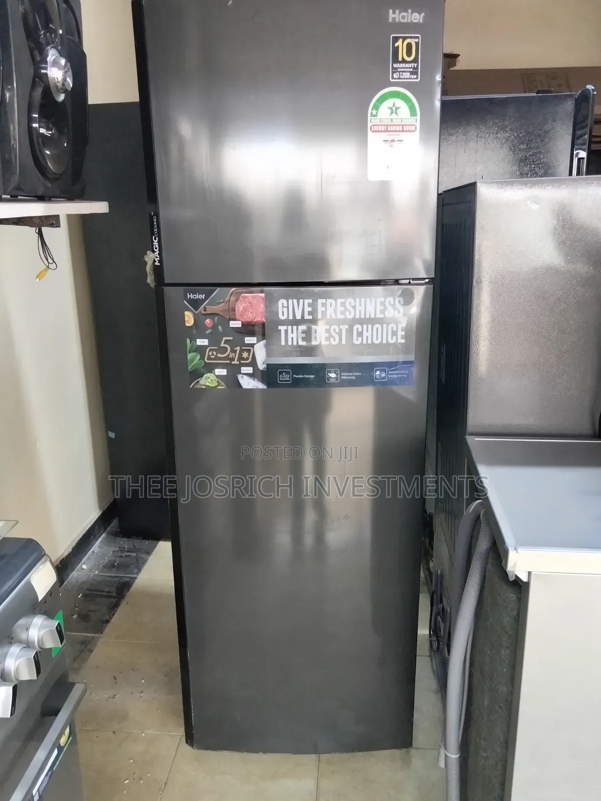 Haier 326 Litres Double Door Refrigerator