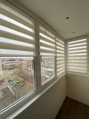 Polished Look in Office Windows, Horizontal Office Window Blinds