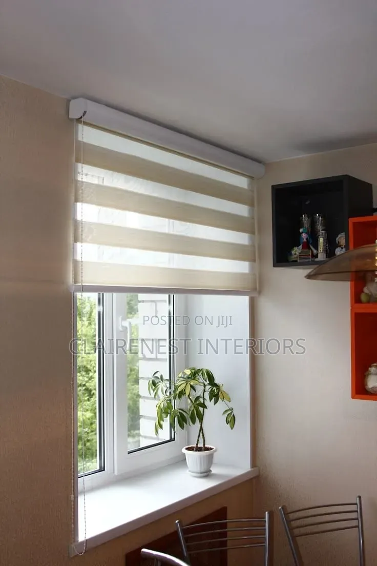 Polished Look in Office Windows, Horizontal Office Window Blinds