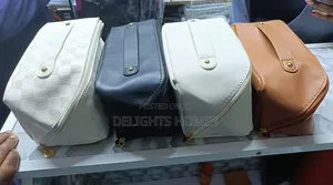 Pu Leather Cosmetic Pouch Bag_esj