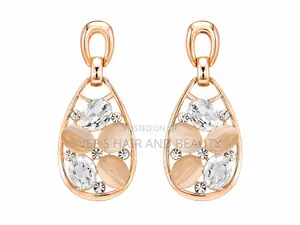 Rose Gold Teardrop Earrings | Statement Earrings | Women's Jewelry