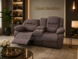 Brown 2 Seater Recliner Sofa Set