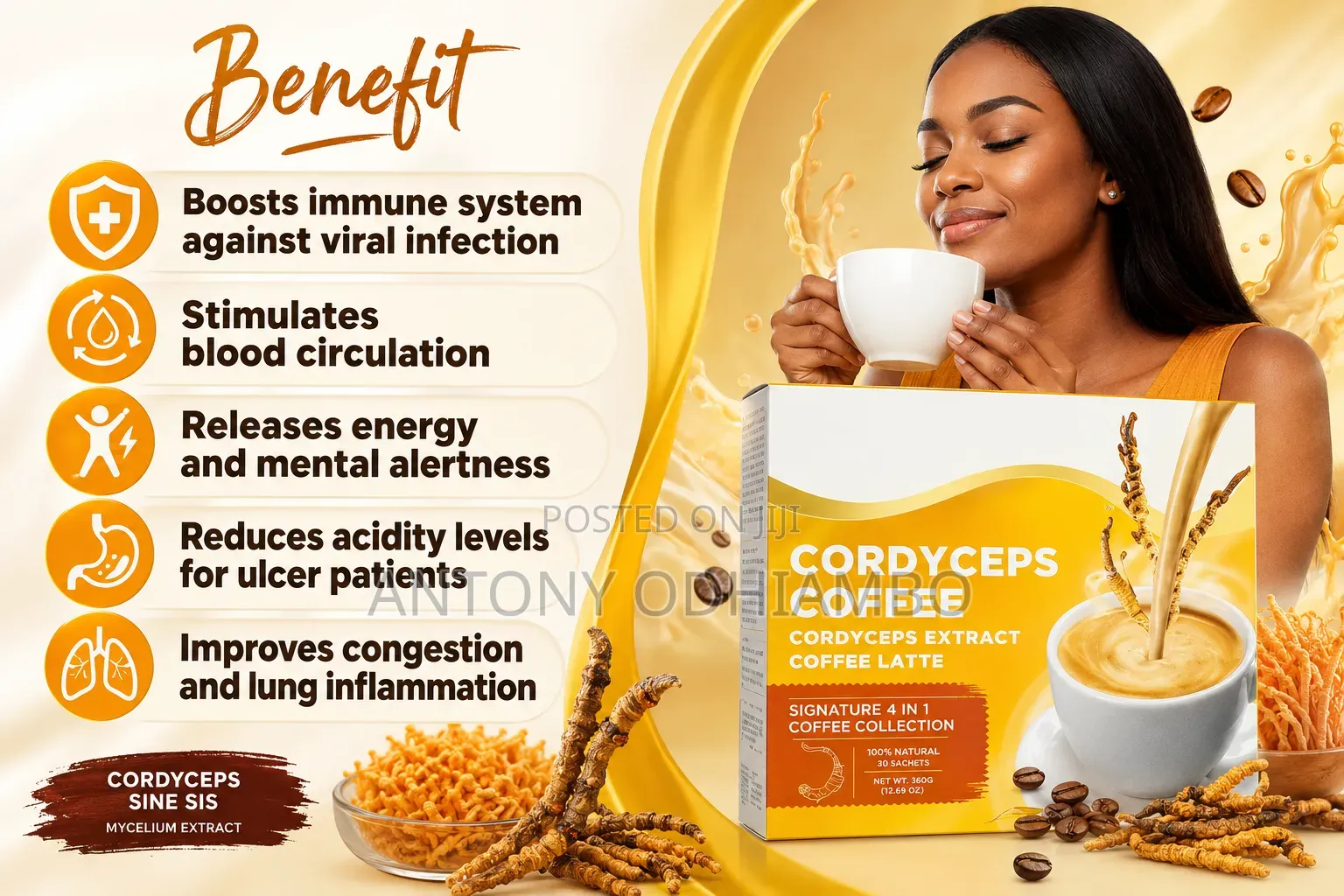 Cordyceps Coffee