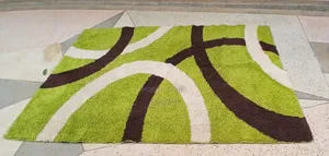 Quality Turkish Green Shaggy Carpet