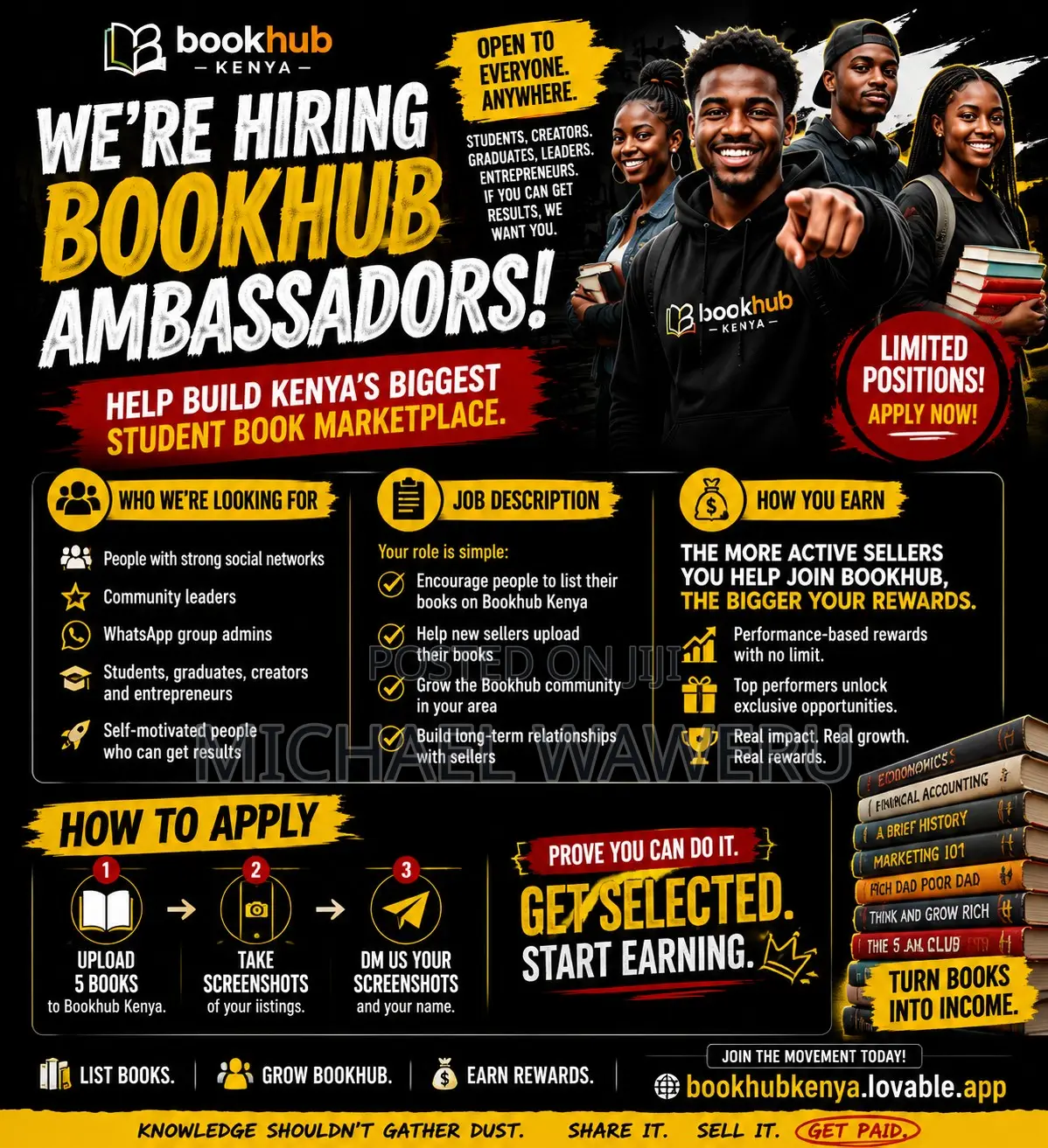 Marketers/ Brand Ambassadors NEEDED