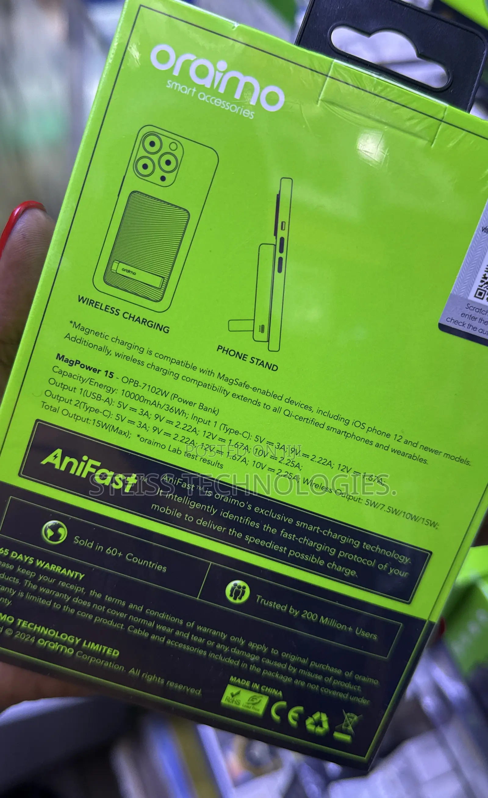Oraimo Magnetic Powerbank