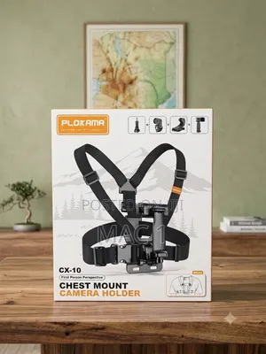 Plokama CX-10 Chest Mount Strap for Action Cameras Smartphones