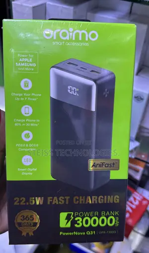 30000mah Oraimo Powerbank
