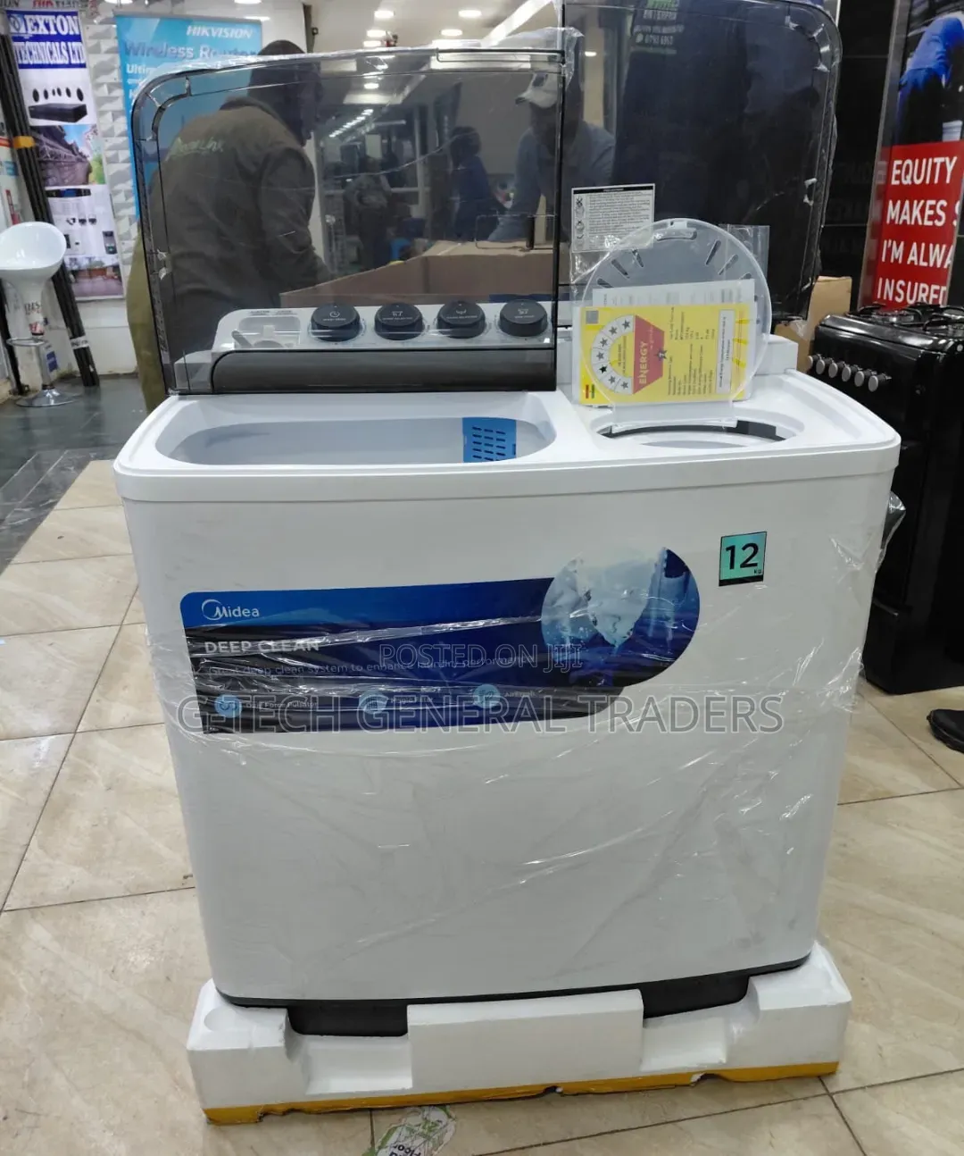 Midea 14kg Top Loader Wash and Spin Semi Automatic Washing Machine