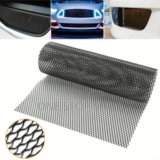 Diamond Honeycomb Pattern Mesh Protect Radiator/Engine Bay From Debris - thumbnail 3