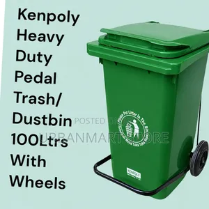 Kenpoly 100 Litre Mobile Waste Bin With Wheels