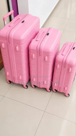 3 in 1 Unbreakable Rubber Suitcase 71cm Travel Luggage, 360° Wheels
