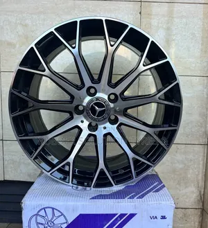 Rims Size 18 Mercedes Benz Amg Alloy Wheels Set Black Silver