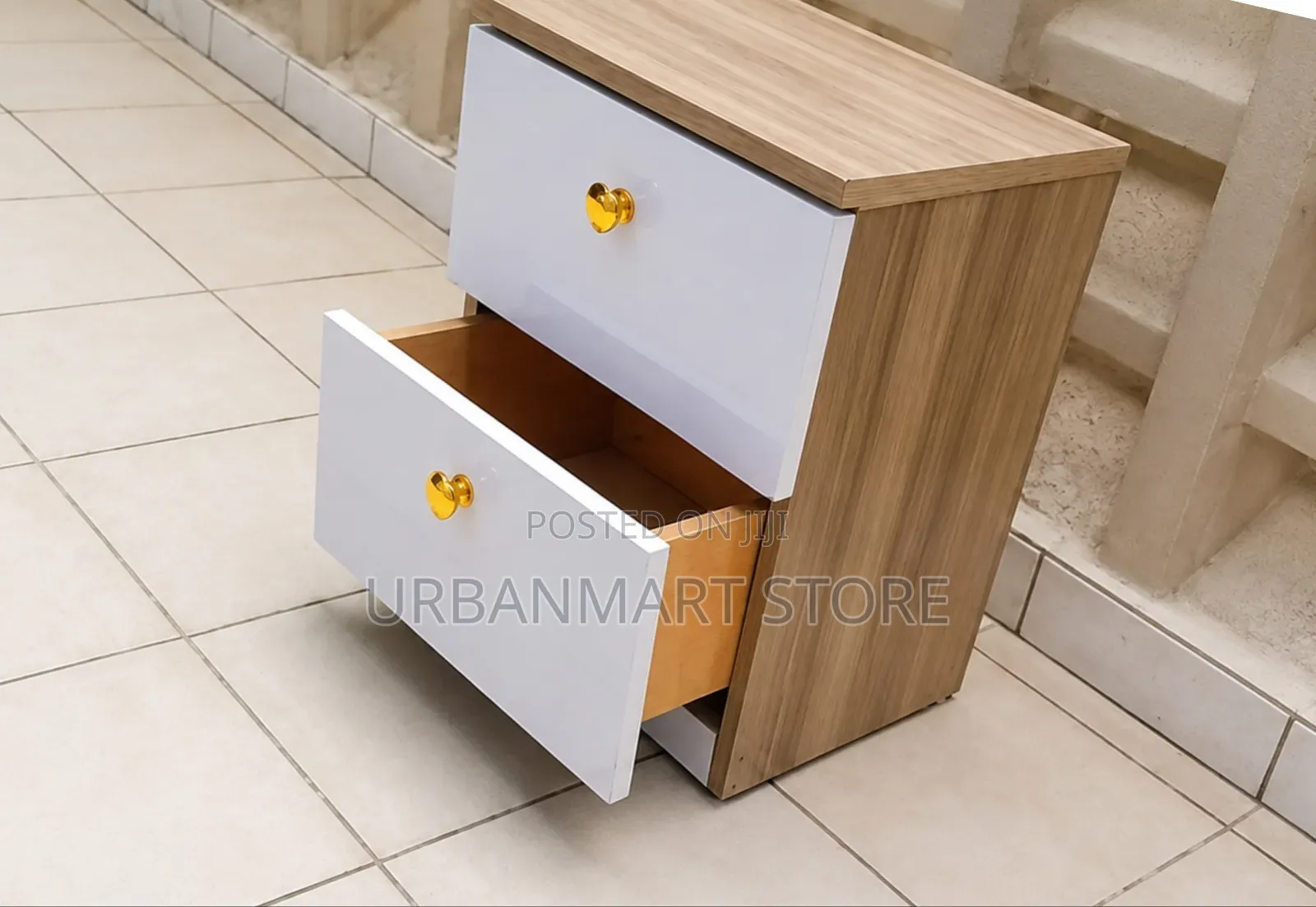 Julz 2 Drawer Bedside Cabinet