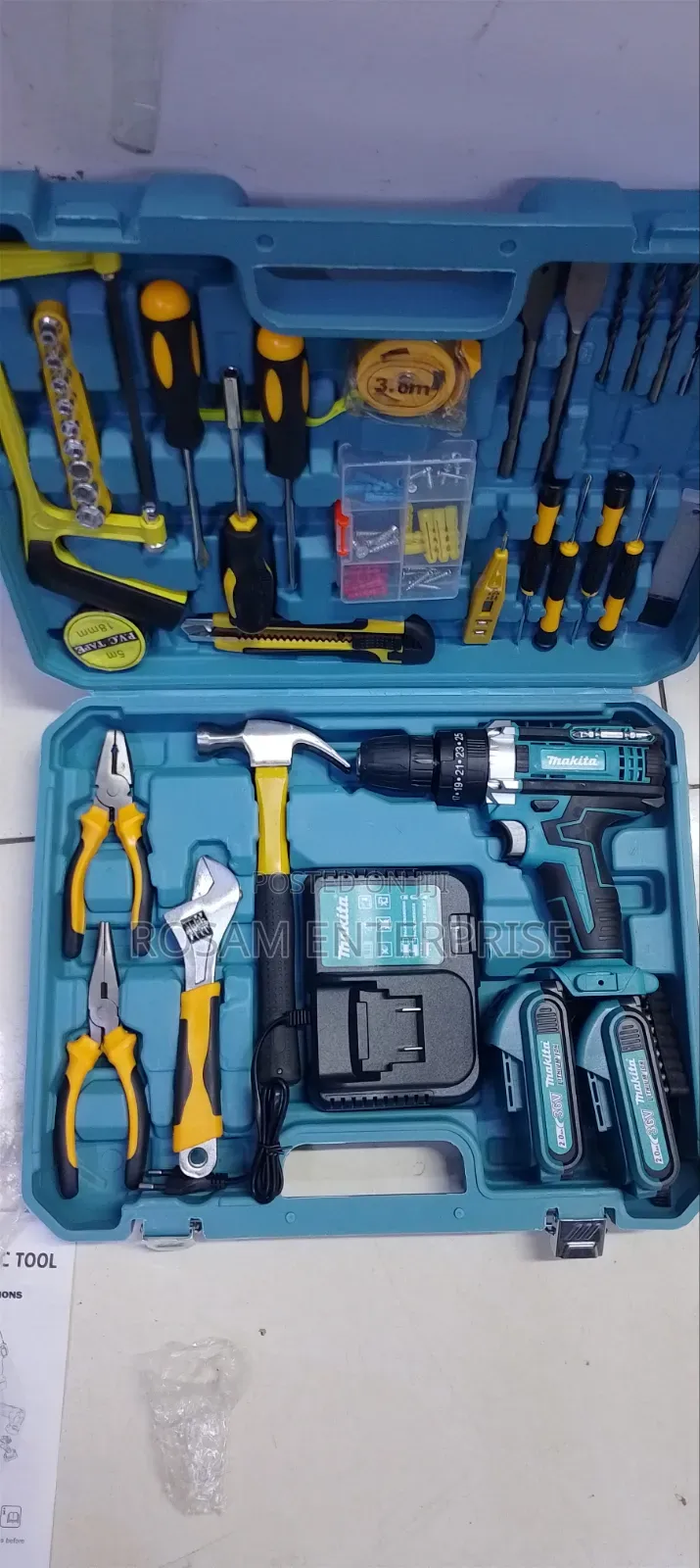 Makita-Style Cordless Drill Kit 36V
