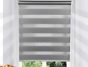 Quality You Can See, Pink and Light Grey Horizontal Office Windowblind