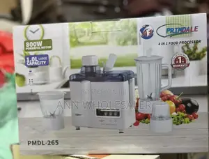 800W Powerful Motor Primdale 4 in 1 Food Processor