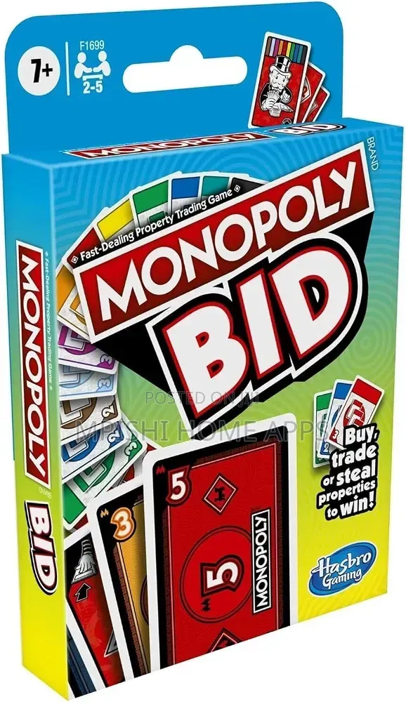 Monopoly Bid Game