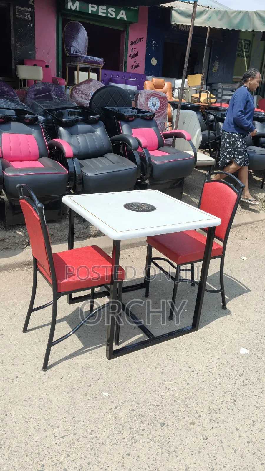 2 Seats and 1 Restaurant Table