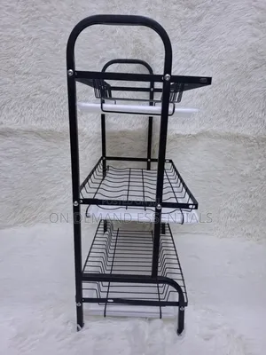 3 Tier High Quality Carbon Steel Dish Rack