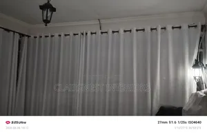 Luxury You Can See, Grey and White Window Curtains