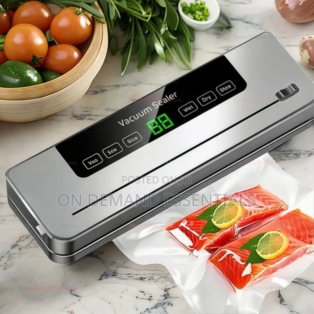 Electric Vacuum Sealer Machine With 50pcs Free Packaging Papers