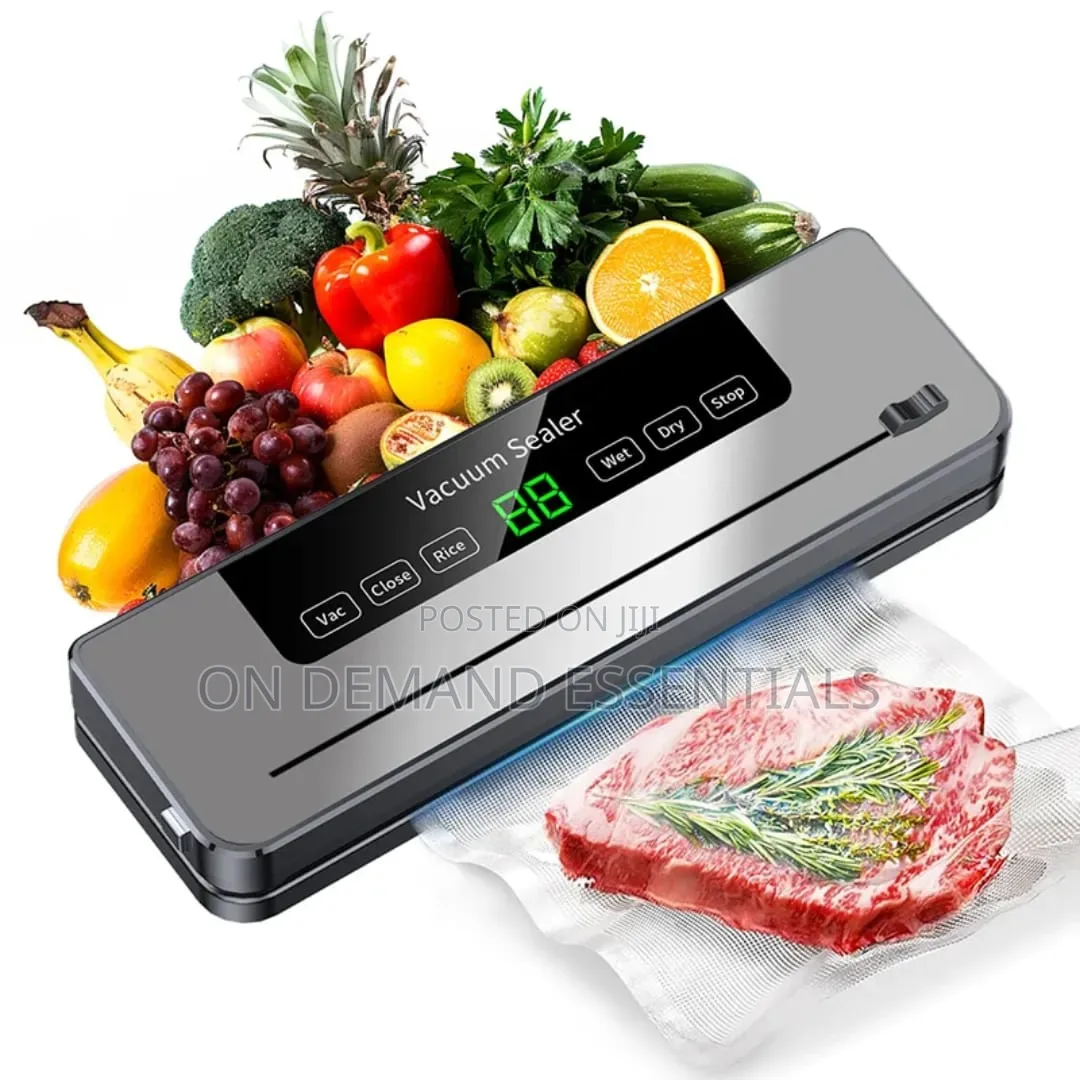 Electric Vacuum Sealer Machine With 50pcs Free Packaging Papers