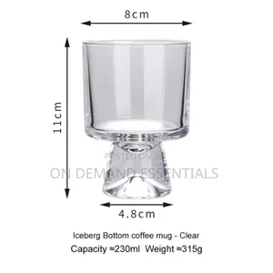 Crystal Glass Hand Handle Cup
