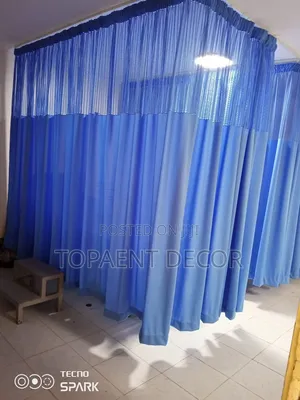 Blue Medical Hospital Curtains