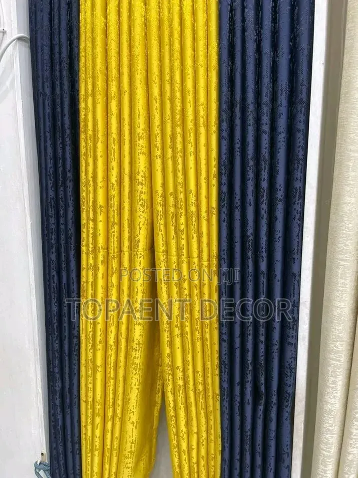 Beautiful Mustard Yellow Mix and Match Curtains