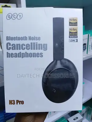 The QCY H3 Pro Wireless Bluetooth Over-Ear Headphones.