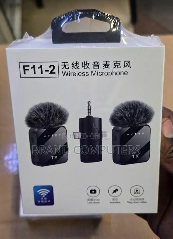 F11-2 Wireless Microphone for Content Creation, and Audio Capture