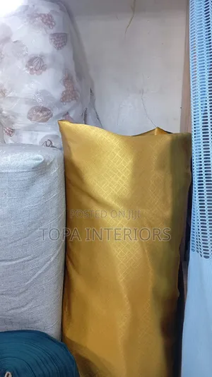 Made to Size Mustard Yellow Rings Curtains