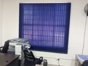 Mixed Colour Vertical Office Curtain Stripes