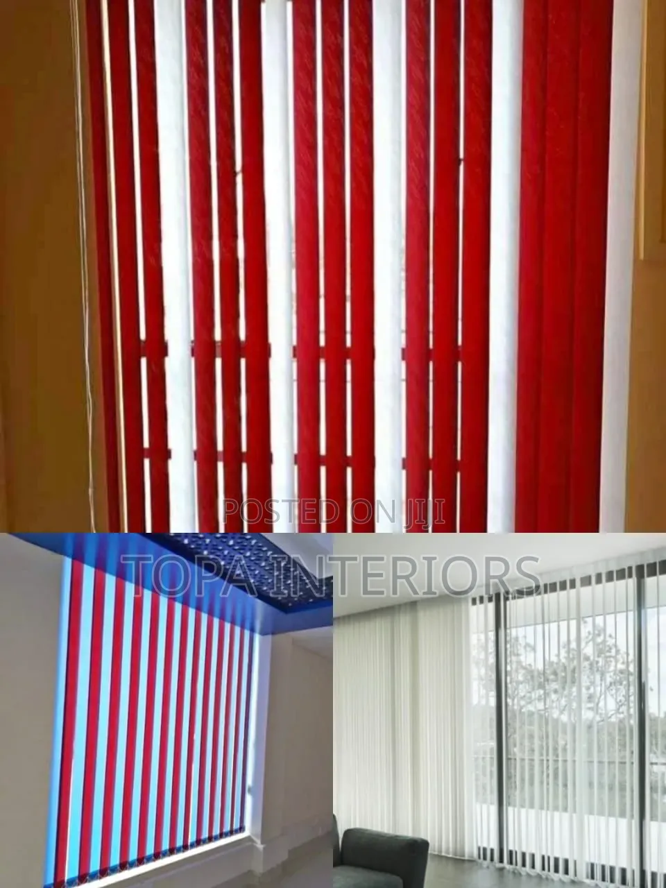 Made to Size Vertical Office Curtain Blinds