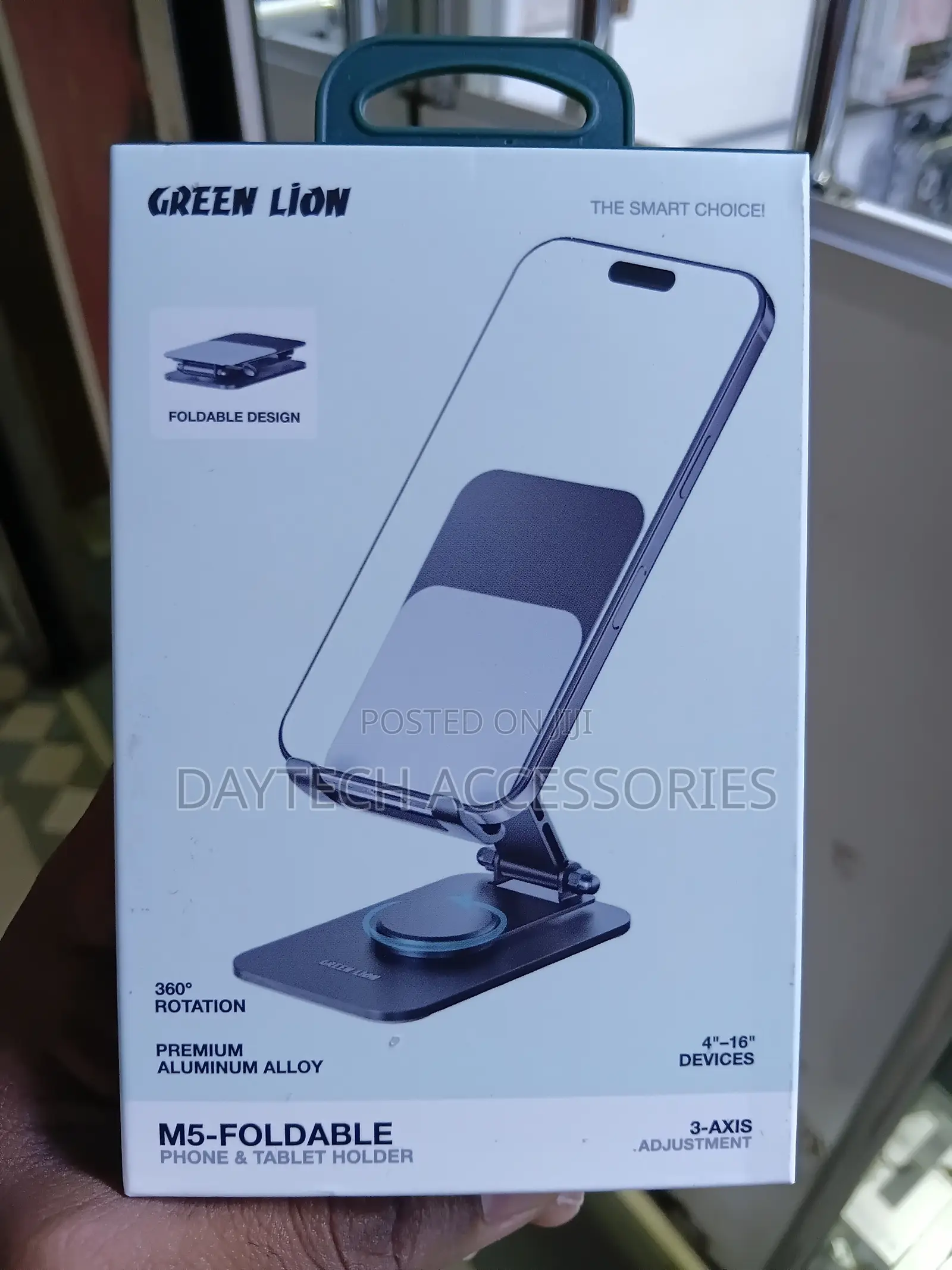 Green Lion Foldable Phone Holder Stand.