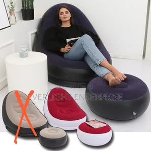 Inflatable Seat With Foot and Manual Pump