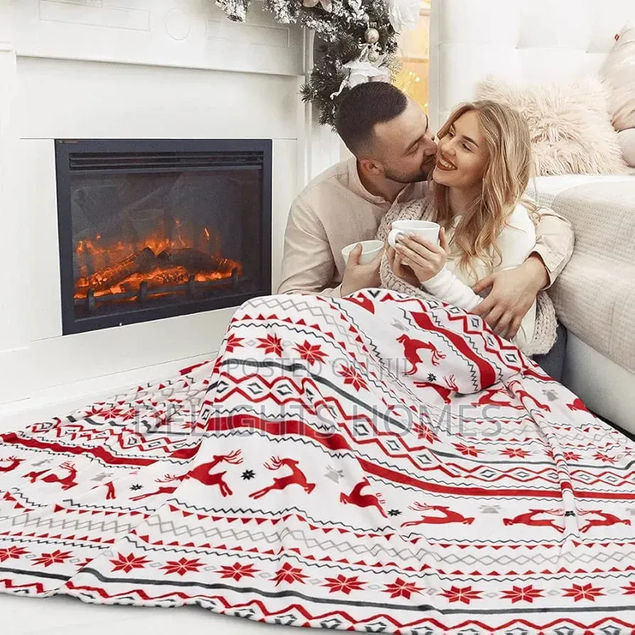 Premium Sherpa Fleece Throw Blanket-Re