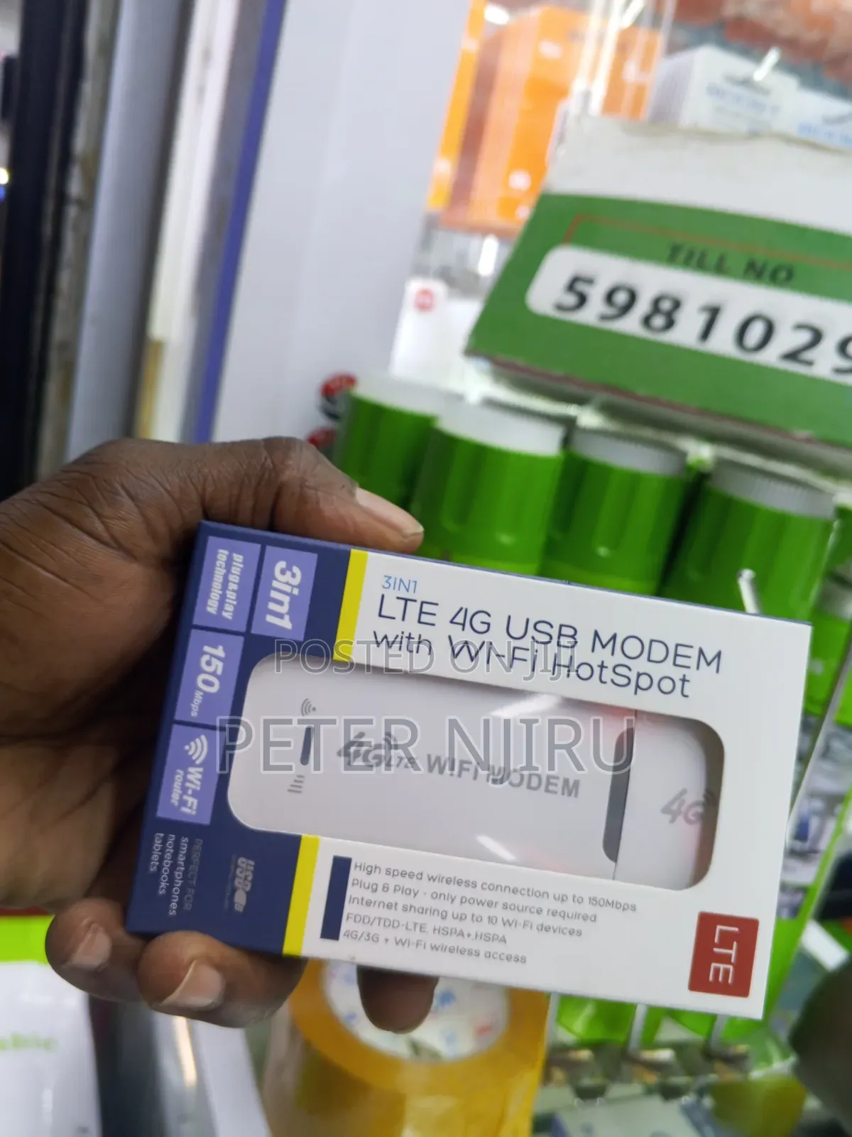 4g Lte USB Modem With Wi-Fi Hotspot