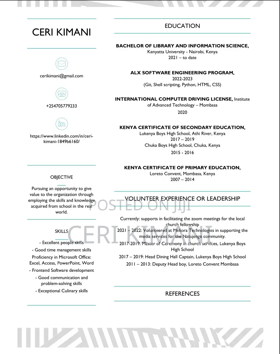 Baking Internship