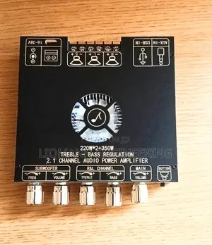 Class D High Power Bt Amplifier Board (2.1 Channel 220w + 220w + 350w)